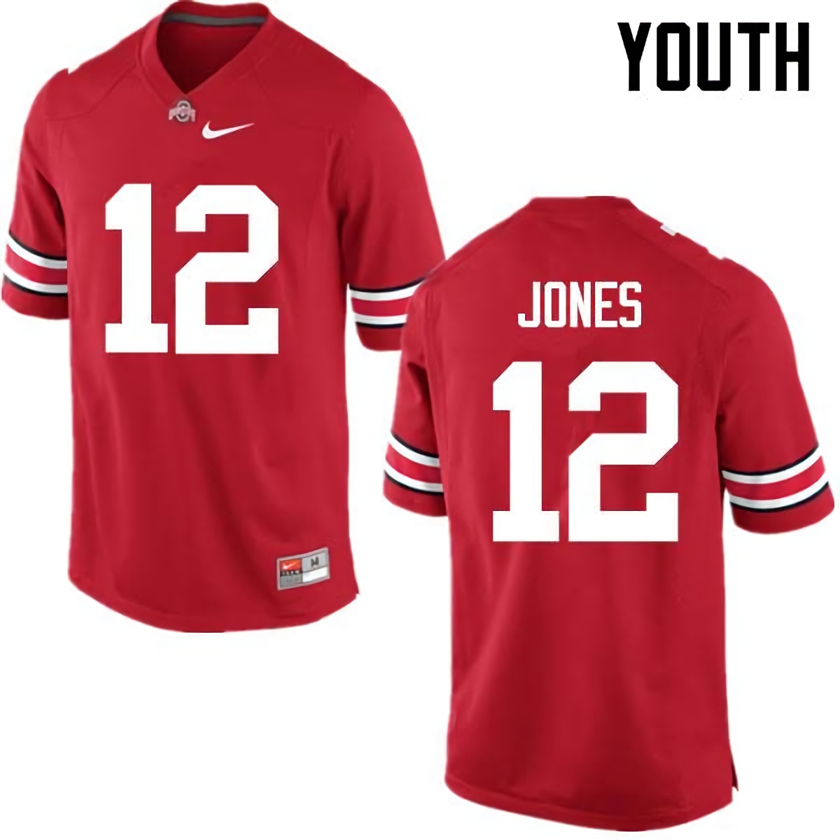 Cardale Jones Ohio State Buckeyes Youth NCAA #12 Nike Red College Stitched Football Jersey FXC5056HJ